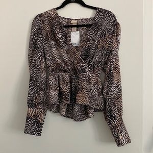 H&M peplum top - new with tags!!
